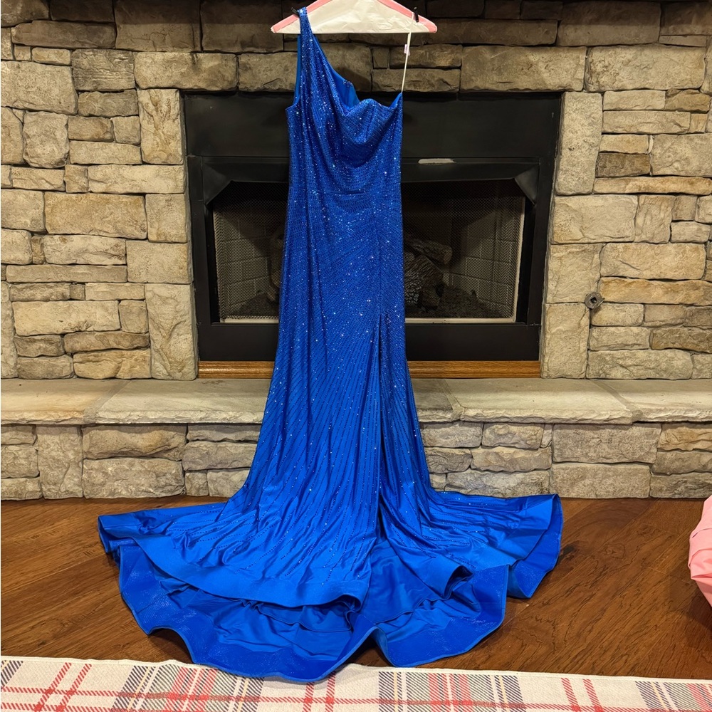 Sherri Hill Royal Blue Prom Dress